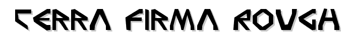 Terra Firma Rough font